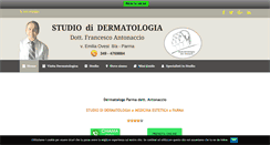 Desktop Screenshot of dermatologoparma.com
