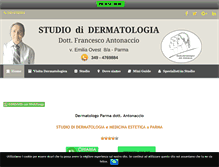 Tablet Screenshot of dermatologoparma.com